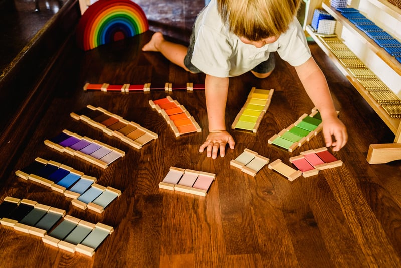 I. Aurora Wilder Kids Playing with Colors