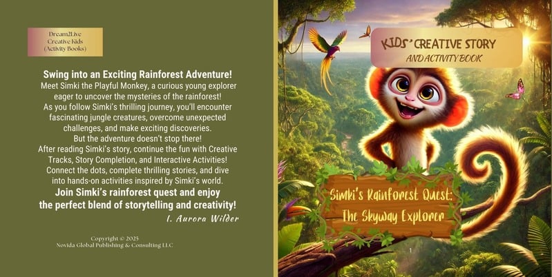 I. Aurora Wilder Simki's Rainforest Quest The Skyway Explorer Front and Back Cover